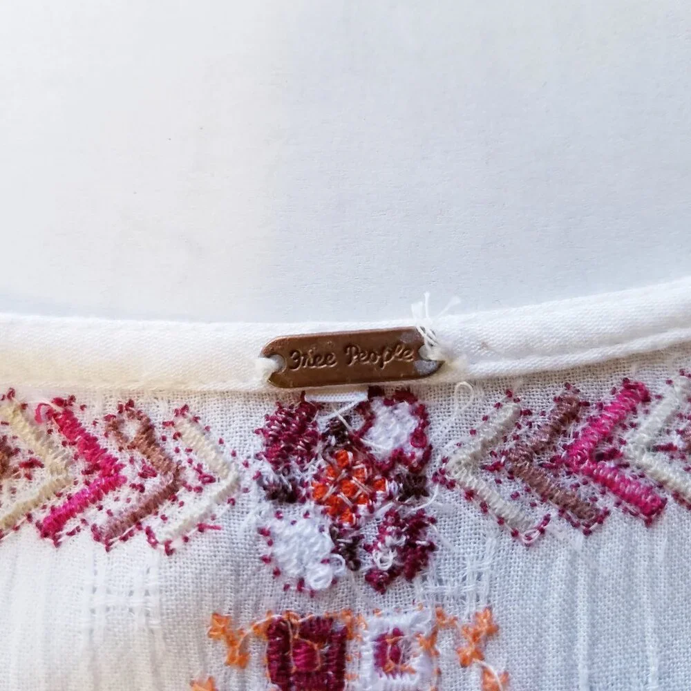 Free People | Bohemian Long Sleeve Top, size‎ L